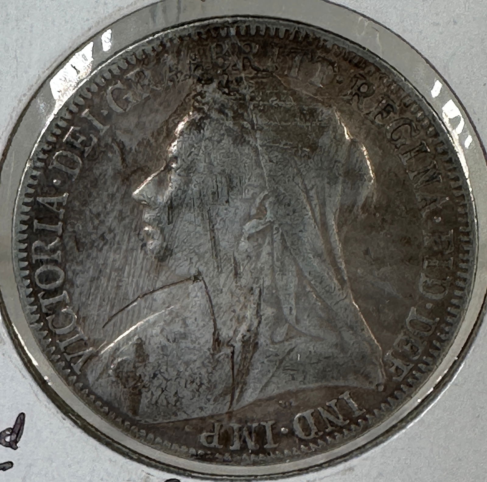 1900 Great Britain 1 Florin .925 Silver Coin - Victoria (1 of 2)