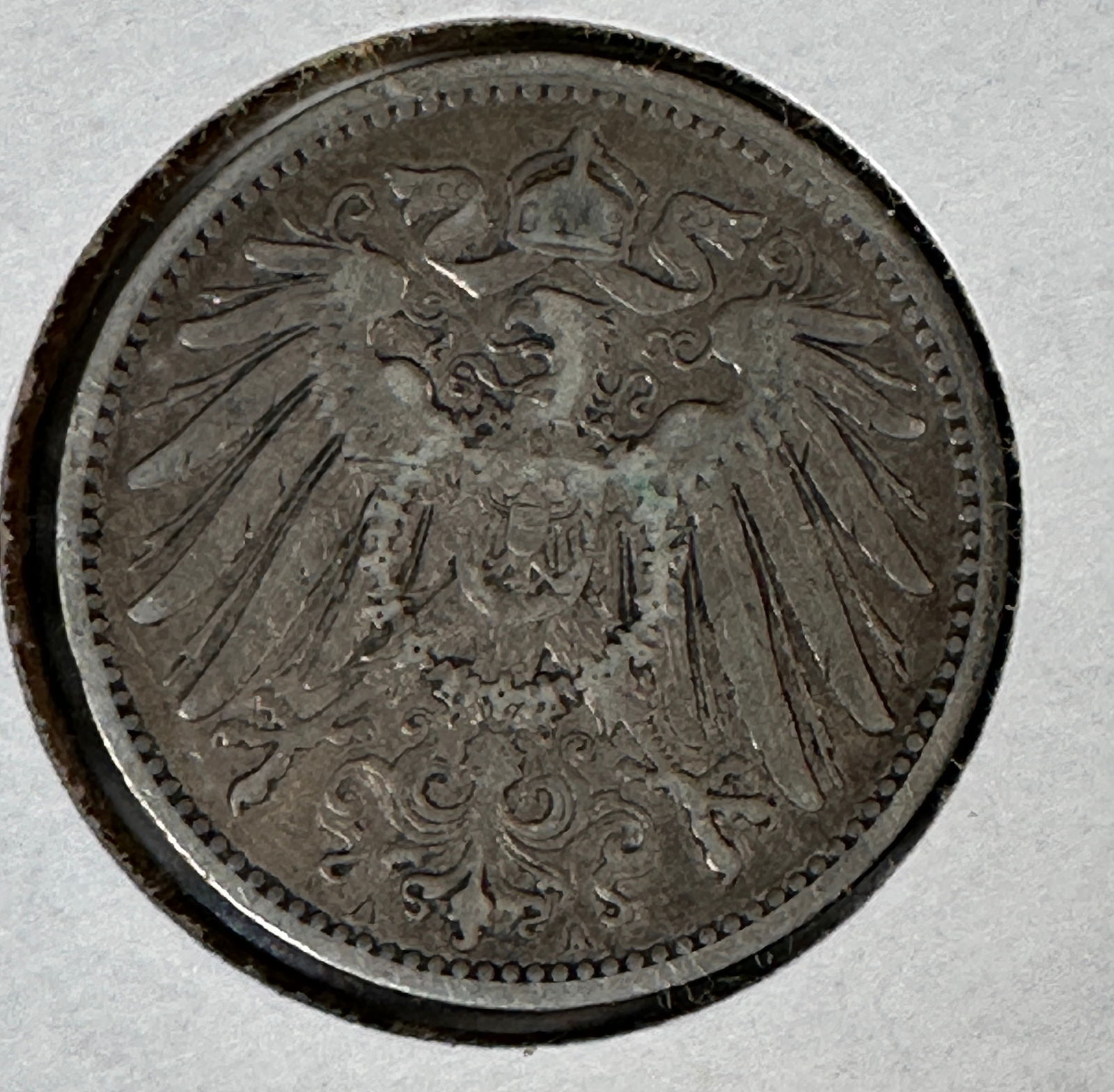 -*1899 German 1 Mark .900 Silver Coin (1 of 2)