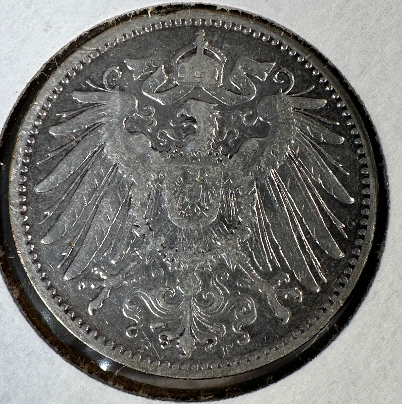 -*1892 German Empire 1 Mark .900 Silver Coin (1 of 2)