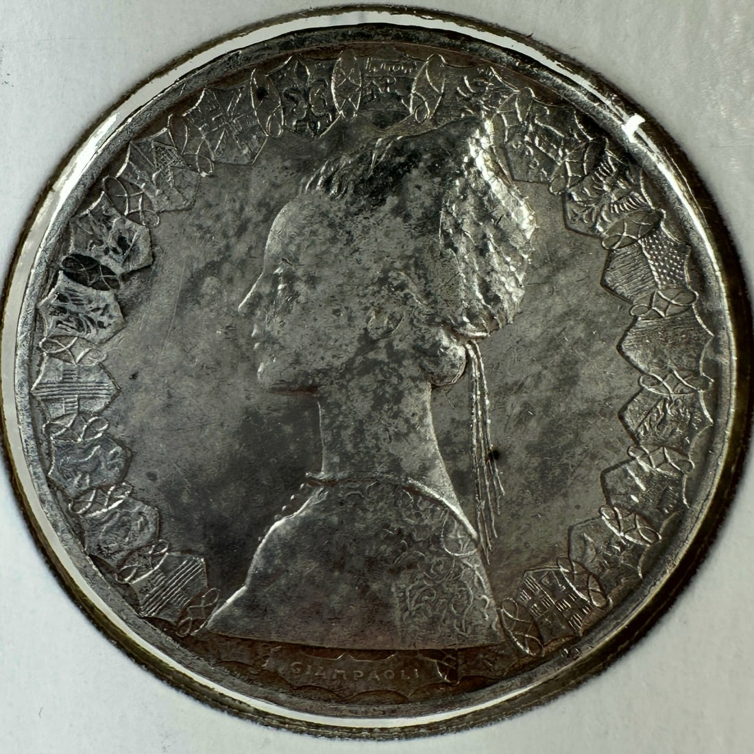 1958 Italian 500 Lire .835 Silver Coin (1 of 2)