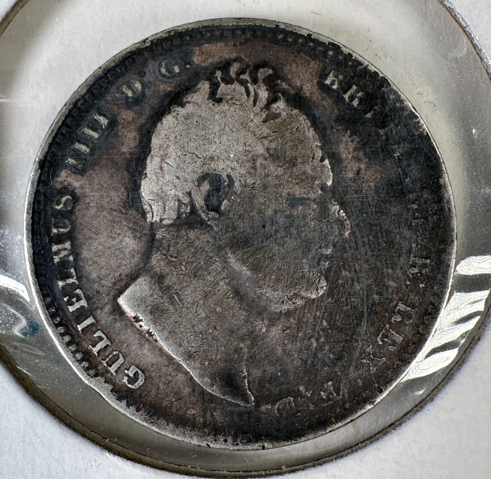 1834 Great Britain 1 Shilling .925 Silver Coin - William IV (1 of 2)
