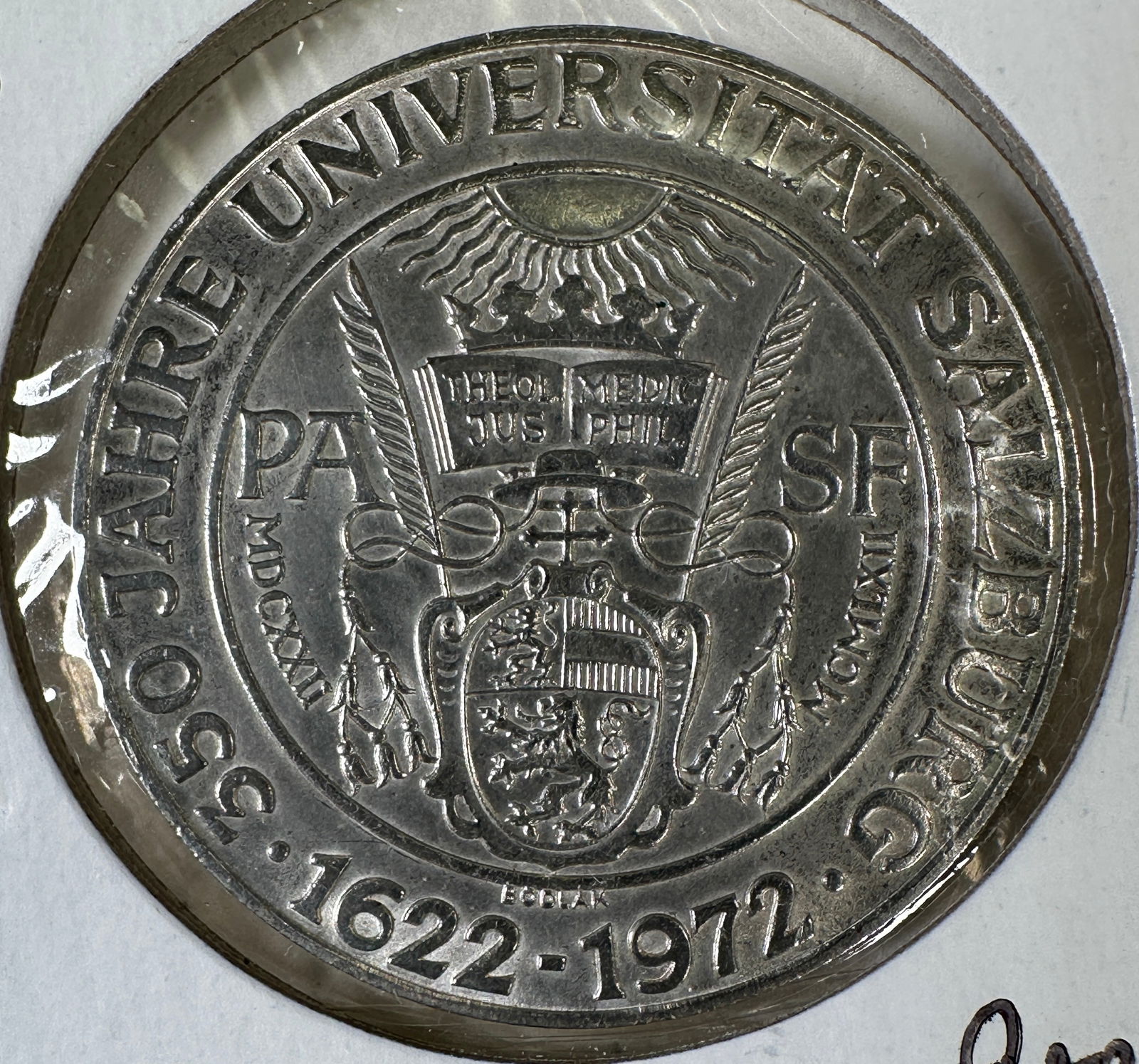 1972 Austria Post WWII 50 Schilling .900 Silver Coin (1 of 2)