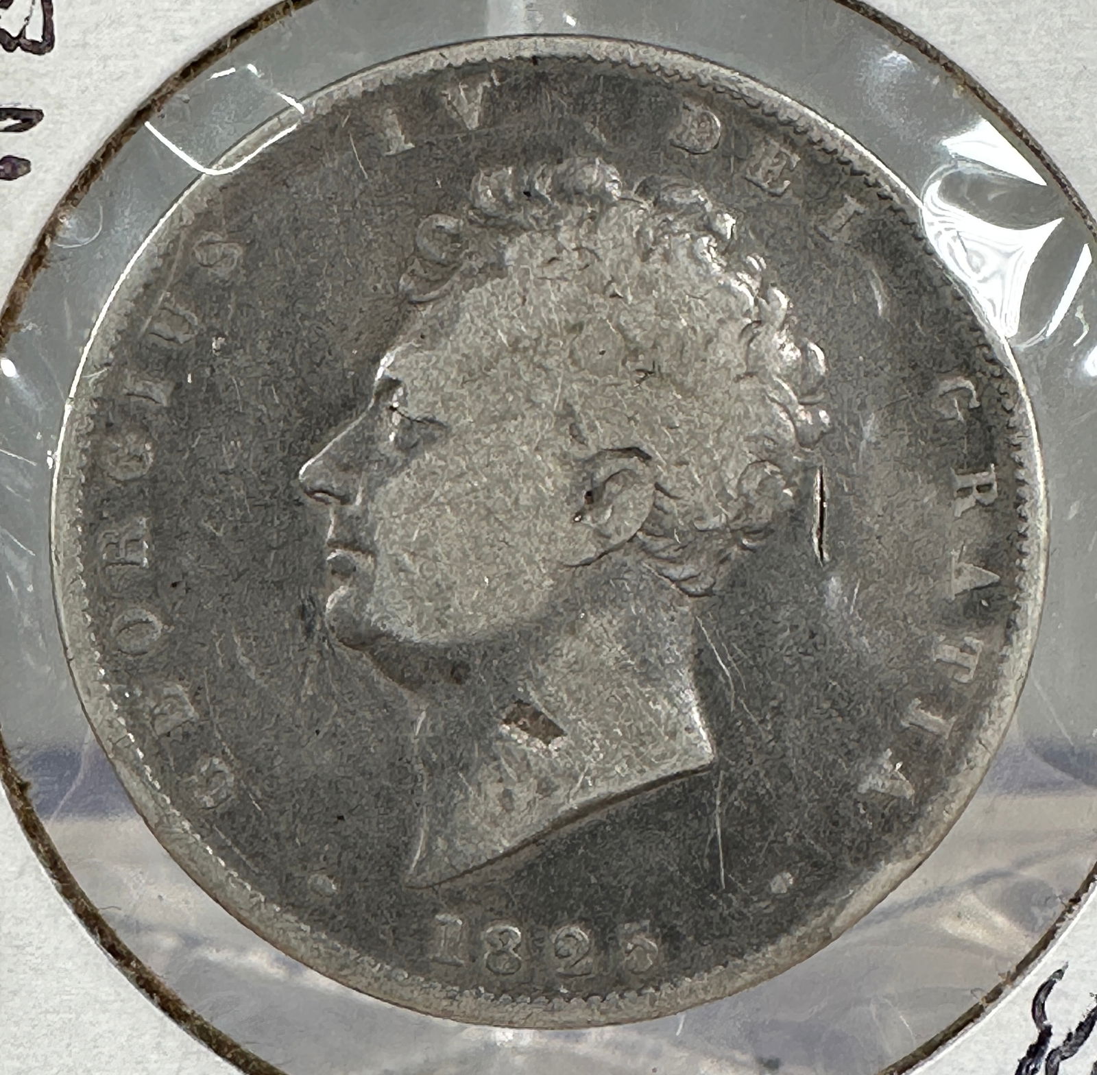 1825 Great Britain Half Crown .925 Silver Coin (1 of 2)