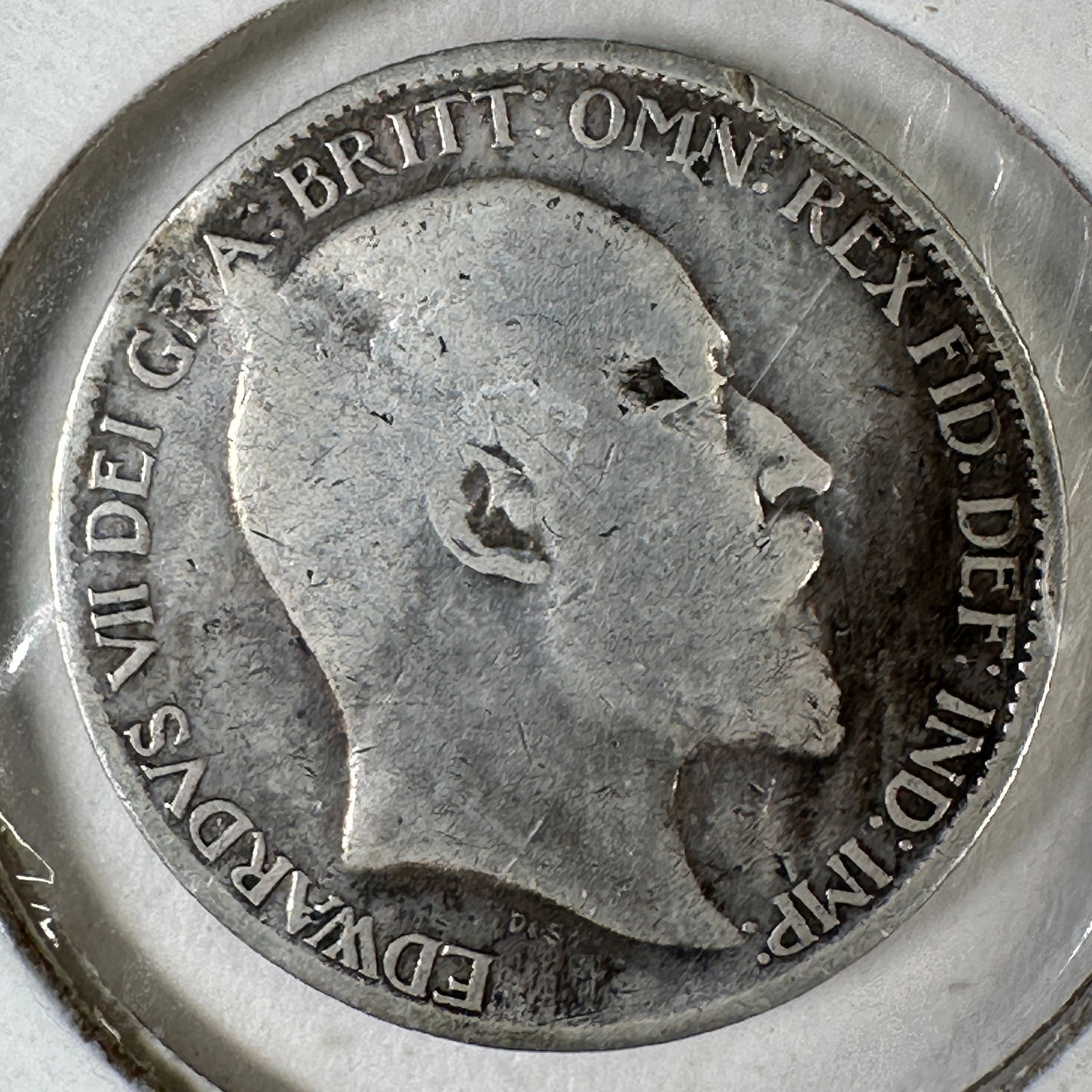 1910 Great Britain Six Pence .925 Silver Coin - Edward VII (1 of 2)