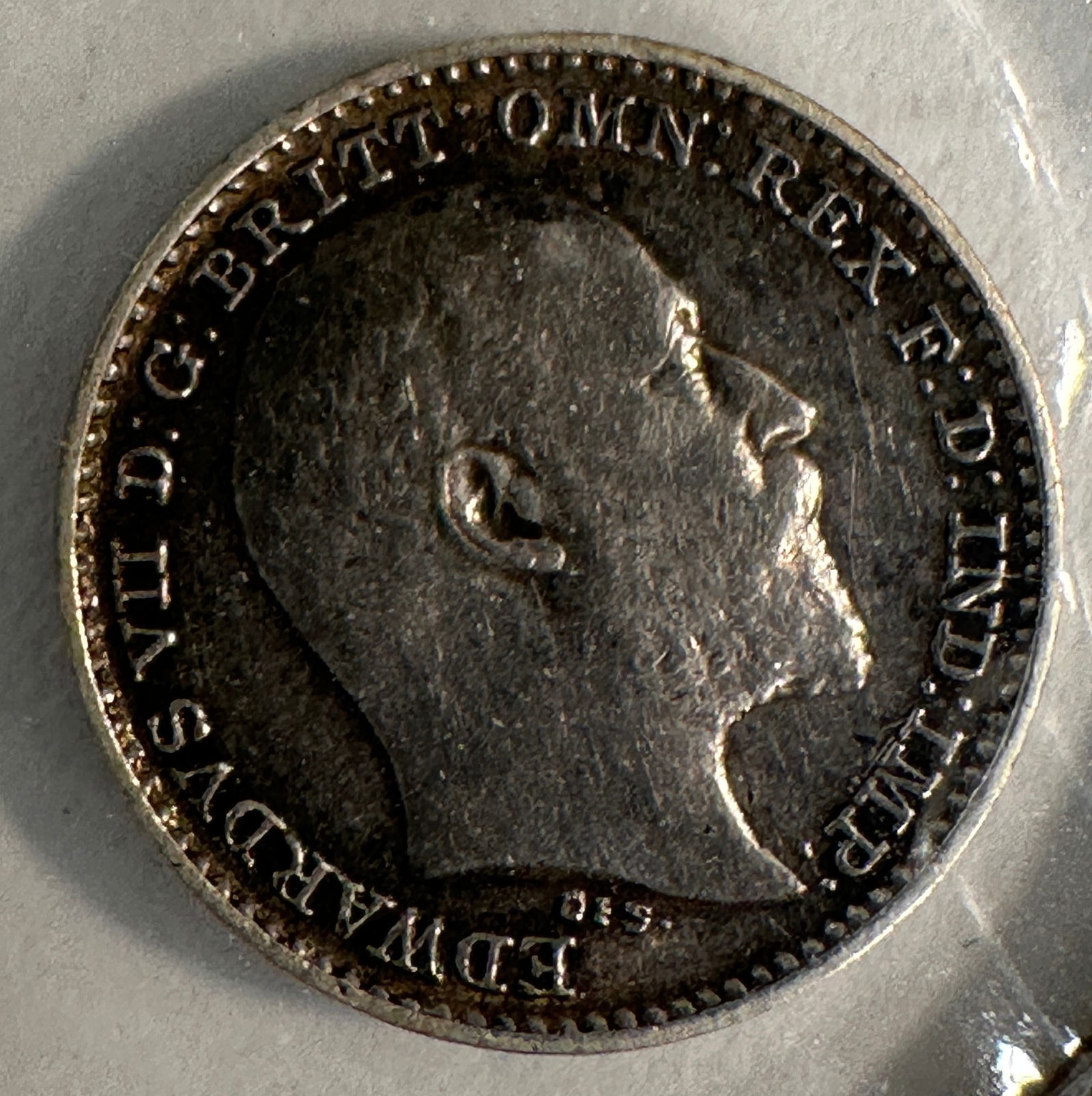 1902 Great Britain 1 Penny .925 Silver Coin - Edward VII (1 of 2)