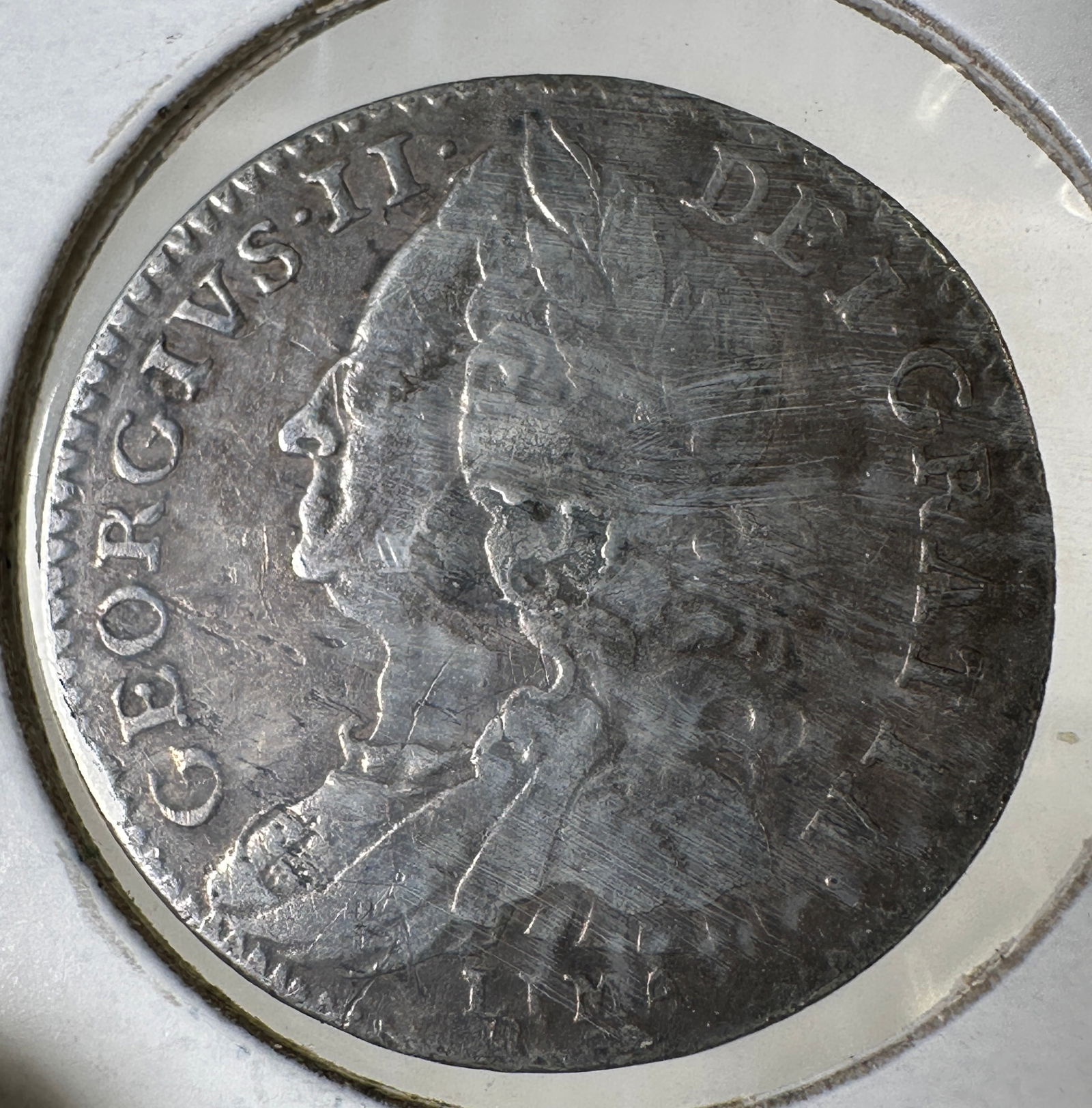 1746 (Lima) Great Britain 6 Pence .925 Silver Coin - George II: Item(s) as titled. Ungraded; condition varies. See images.