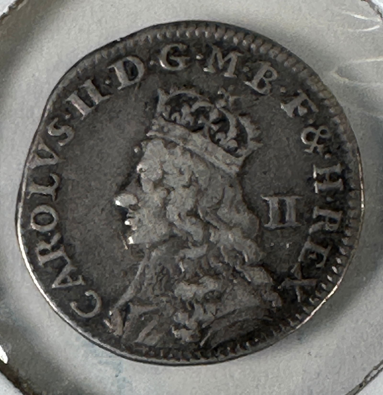 1660/1662 Great Britain 1/2 Groat - 2 Pence .925 Silver Coin - Charles II (1 of 2)