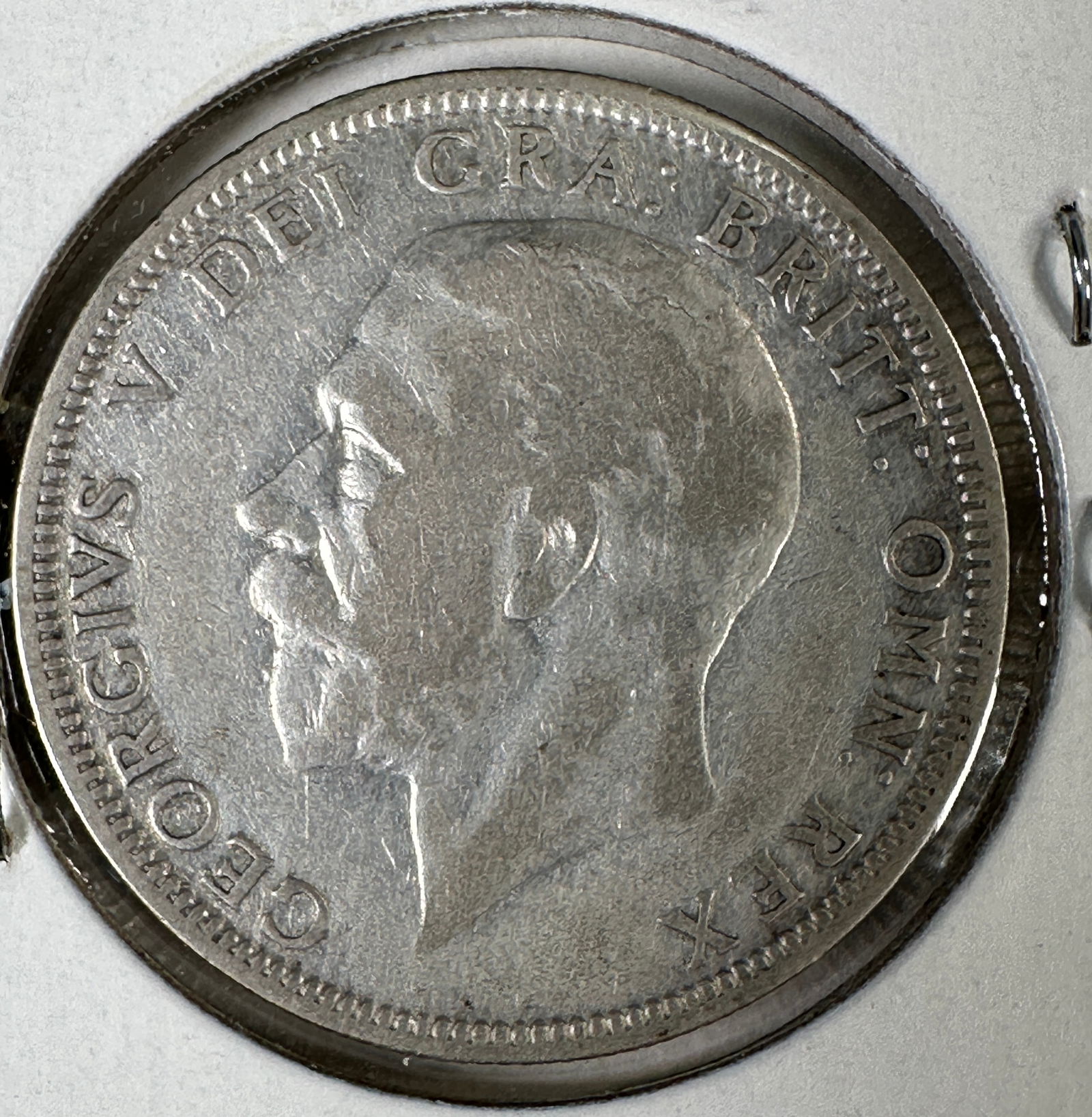 1928 Great Britain 1 Florin .500 Silver Coin - George V (1 of 2)