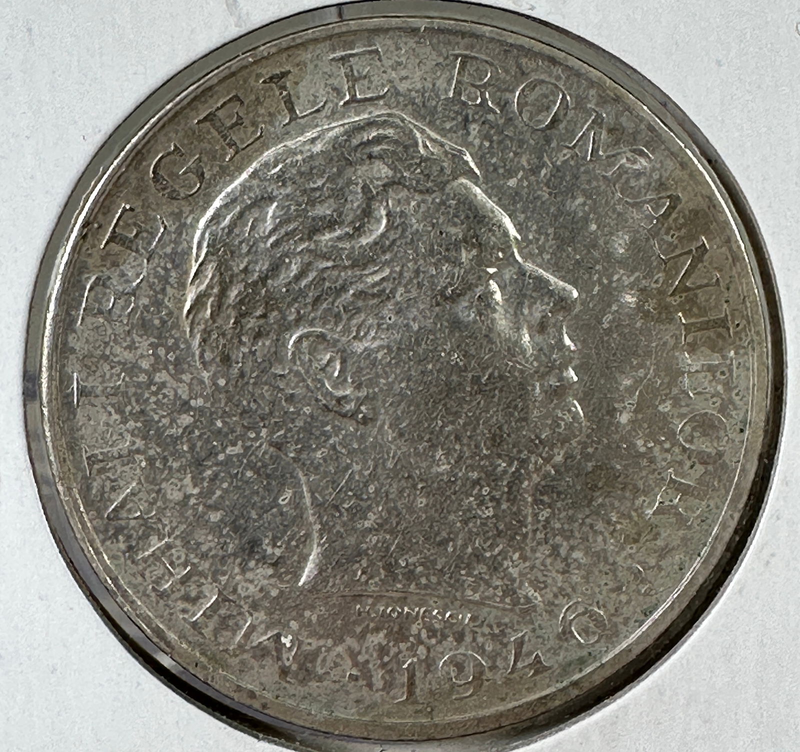 1946 Romania 100,000 Lei .700 Silver Coin - King Michael I: Item(s) as titled. Ungraded; condition varies. See images.