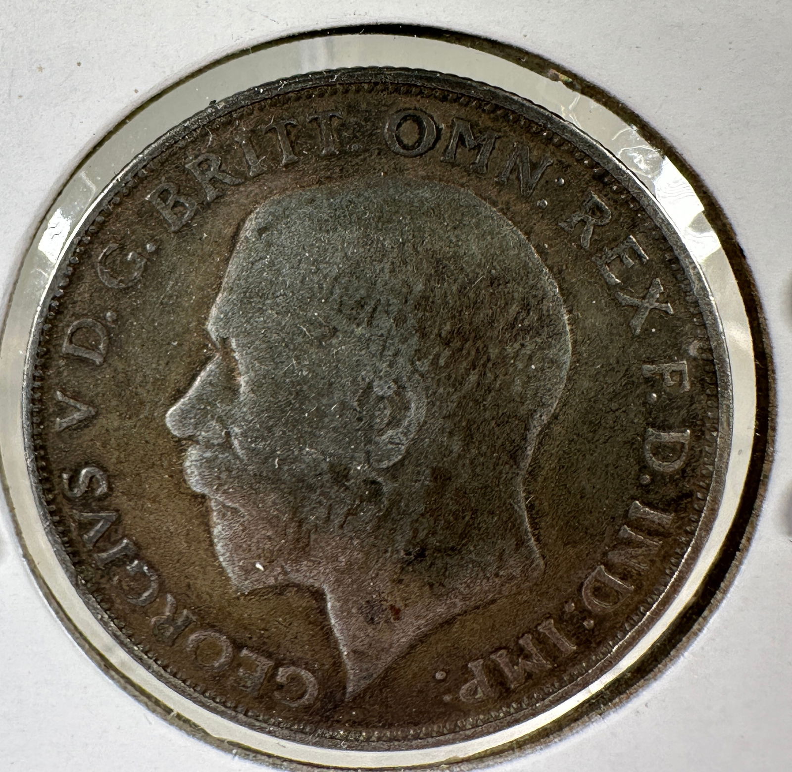 1922 Great Britain One Florin (2 Shillings) .500 Silver Coin - George V (1 of 2)