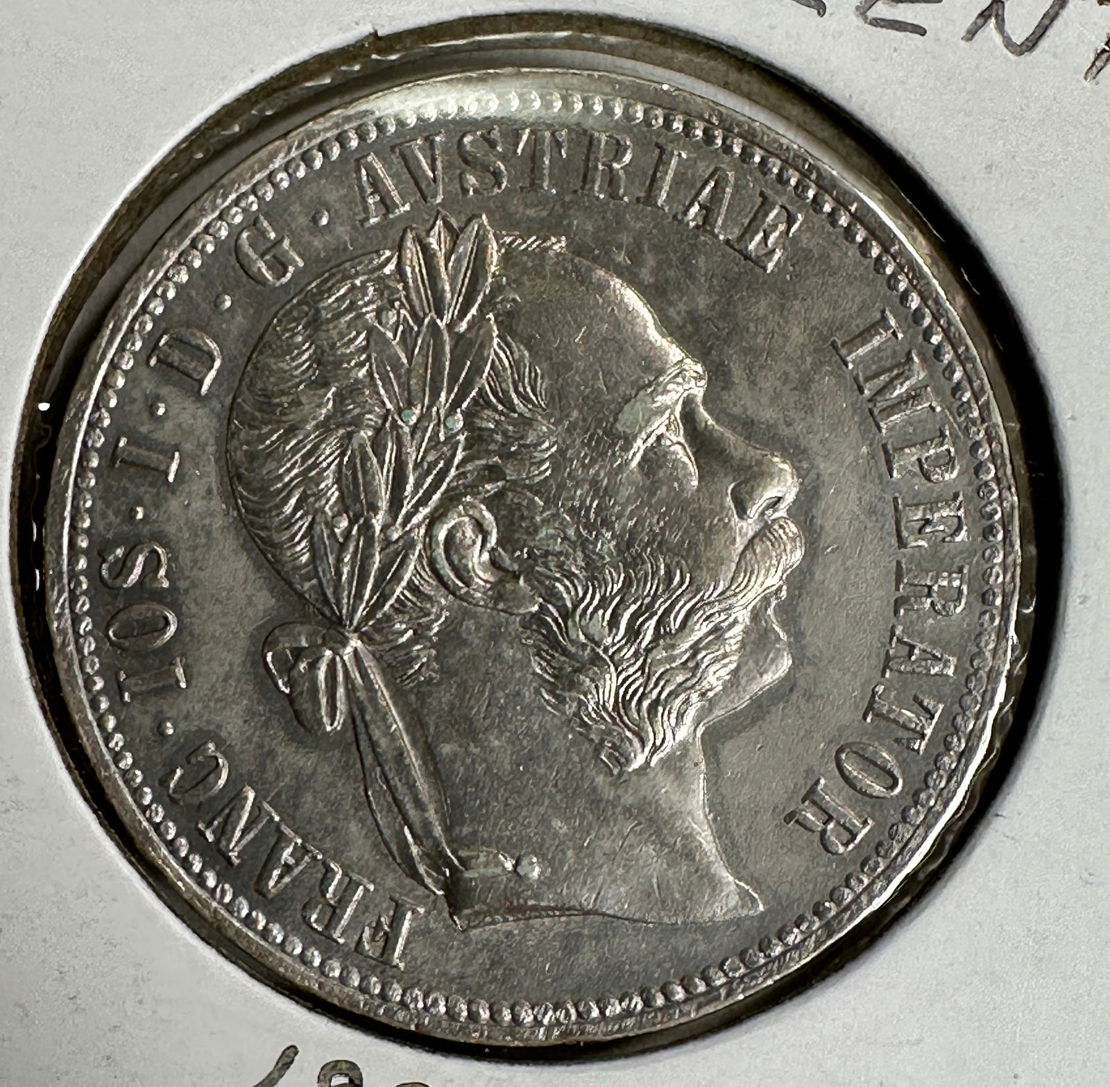 1888 Austria-Hungary Emp 1 Florin .900 Silver Coin - Austria - Franz Joseph I (1 of 2)