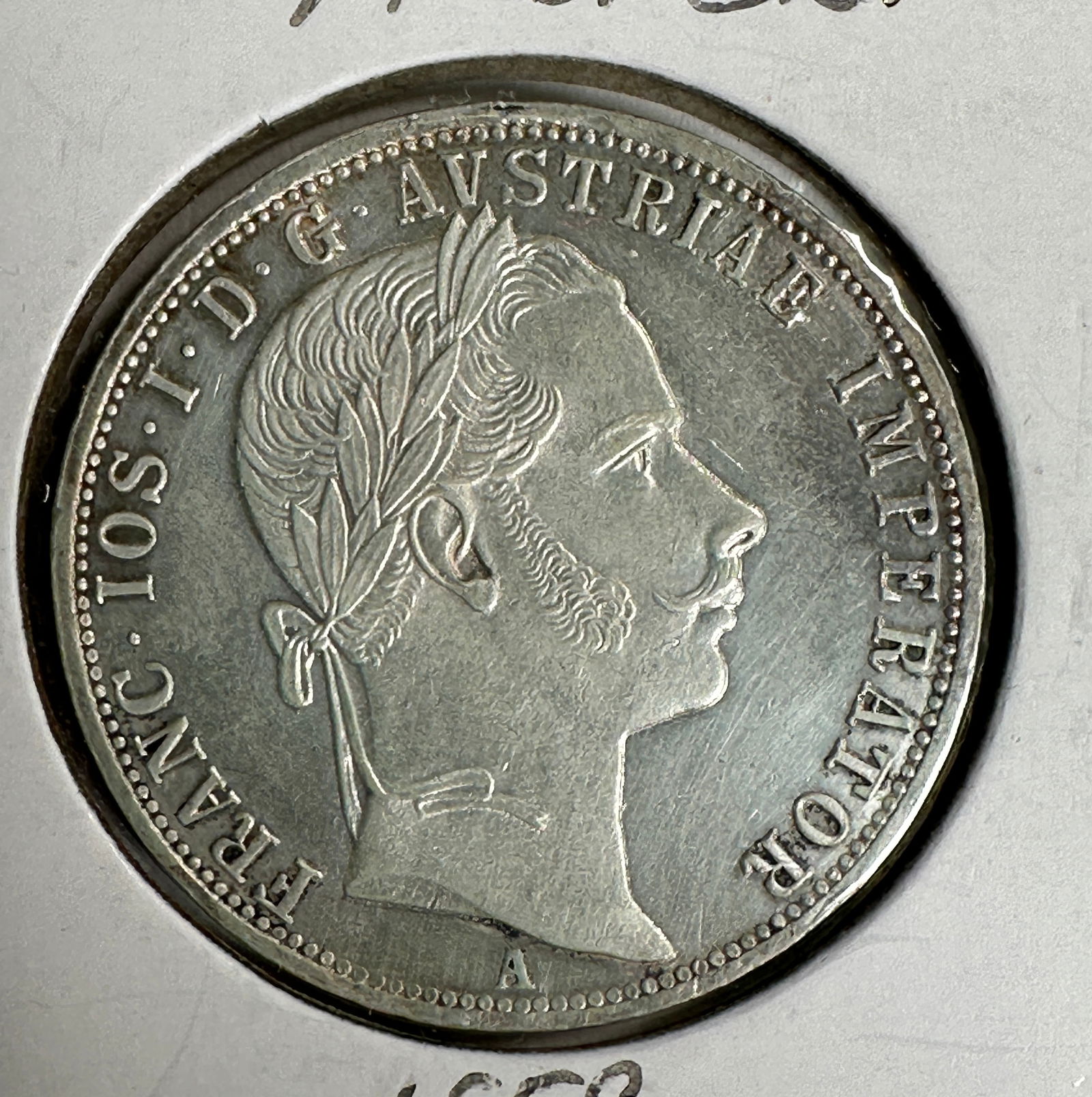 1859 Austria-Hungary Emp 1 Florin .900 Silver Coin - Austria - Franz Joseph I (1 of 2)