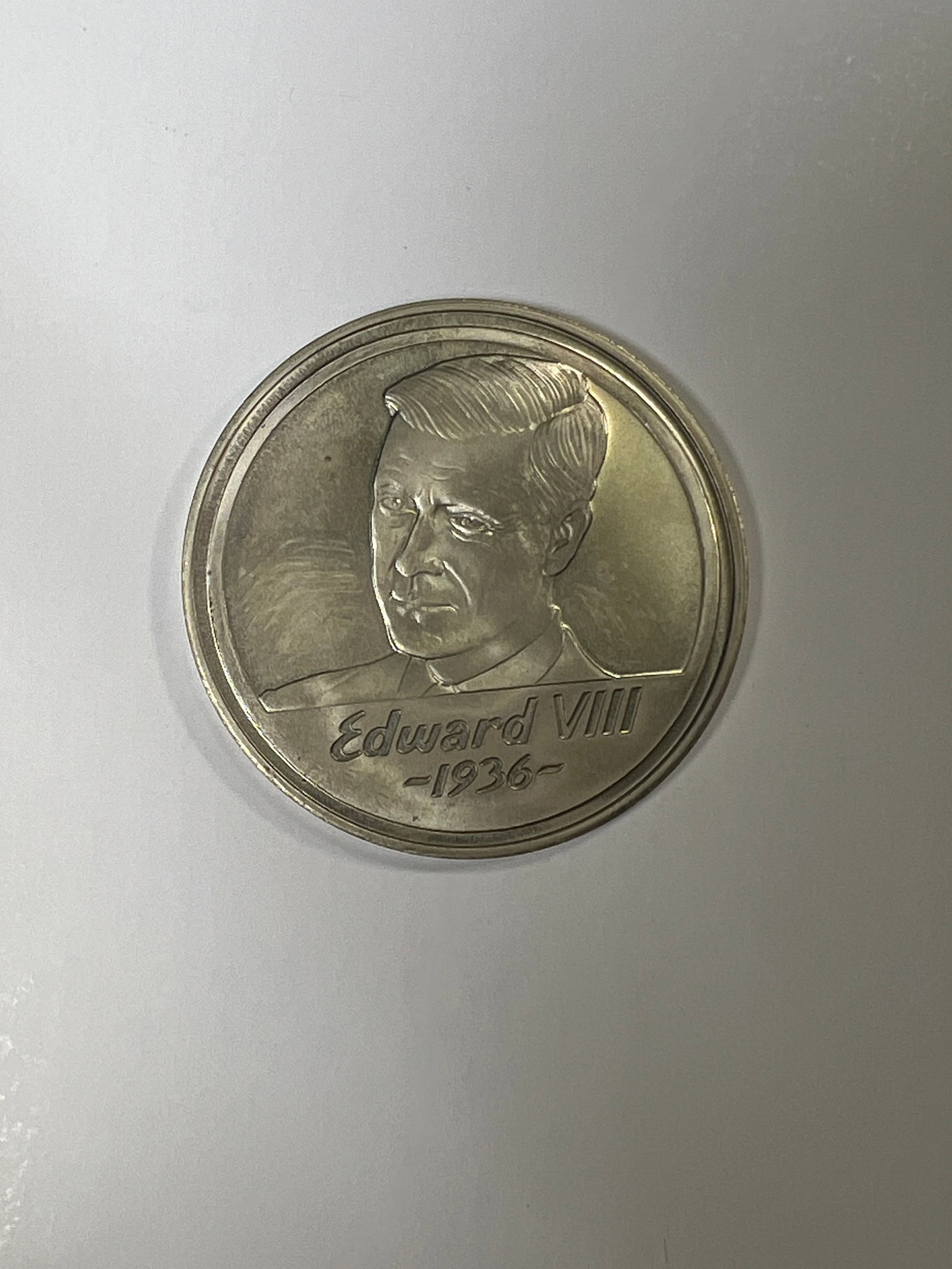 Edward VIII 1936 60th Anniversary Coin: Item(s) as titled. Ungraded; condition varies. See images.