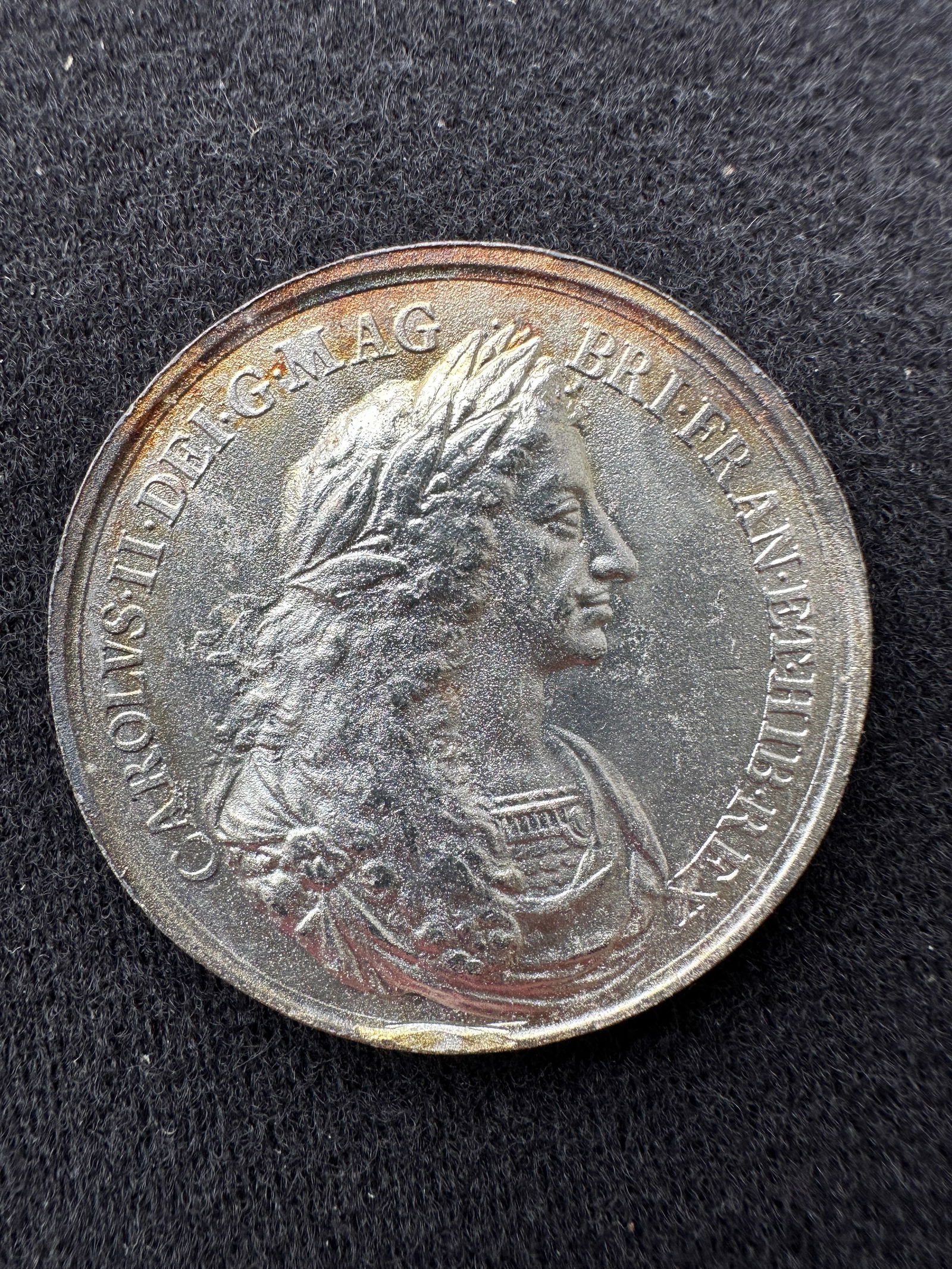 Silver Medal Commemorating the marriage of King Charles II to Catherine of Braganza (1 of 2)