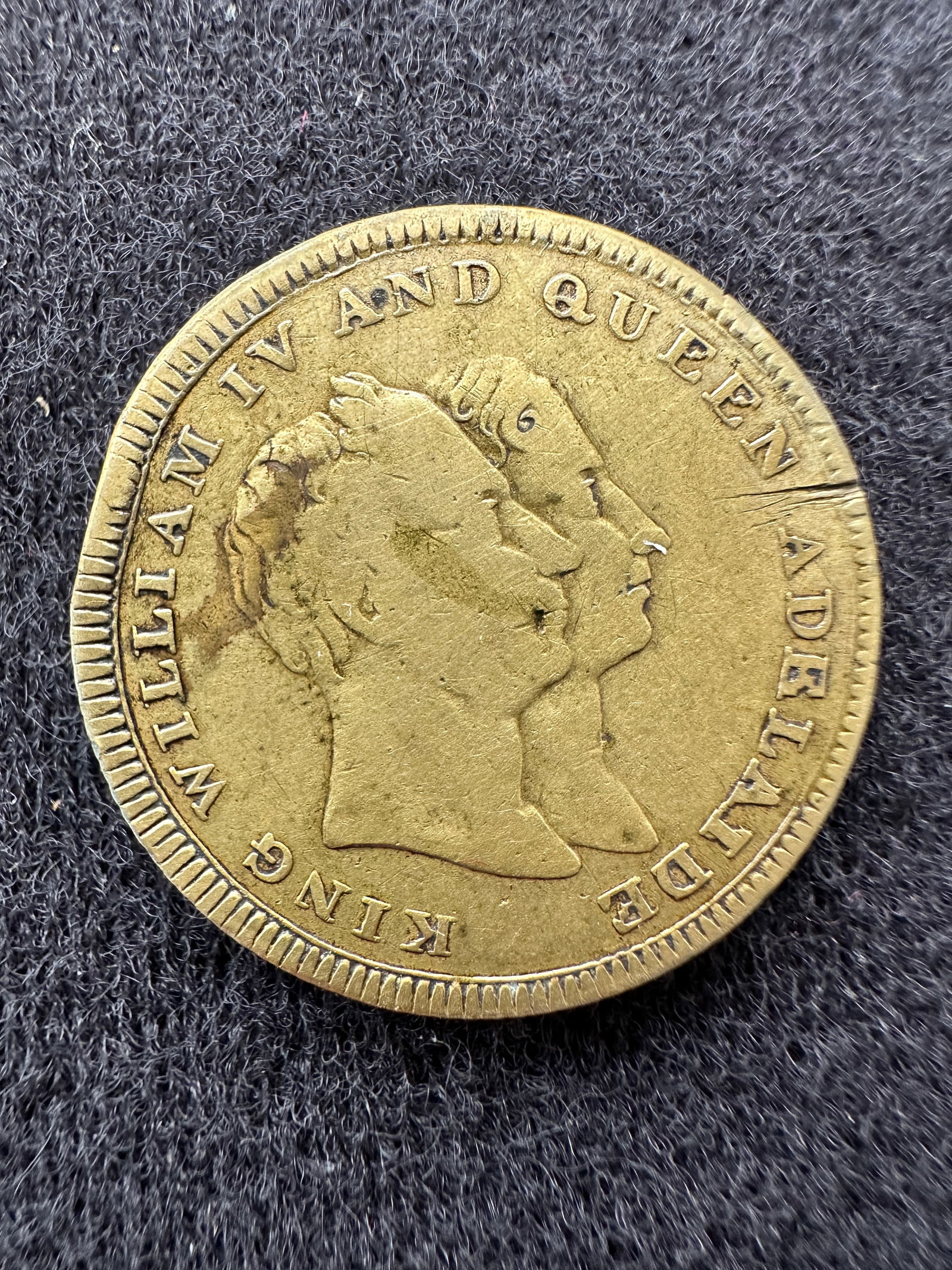 King William IV and Queen Adelaide Coronation Medal 1831 (1 of 2)