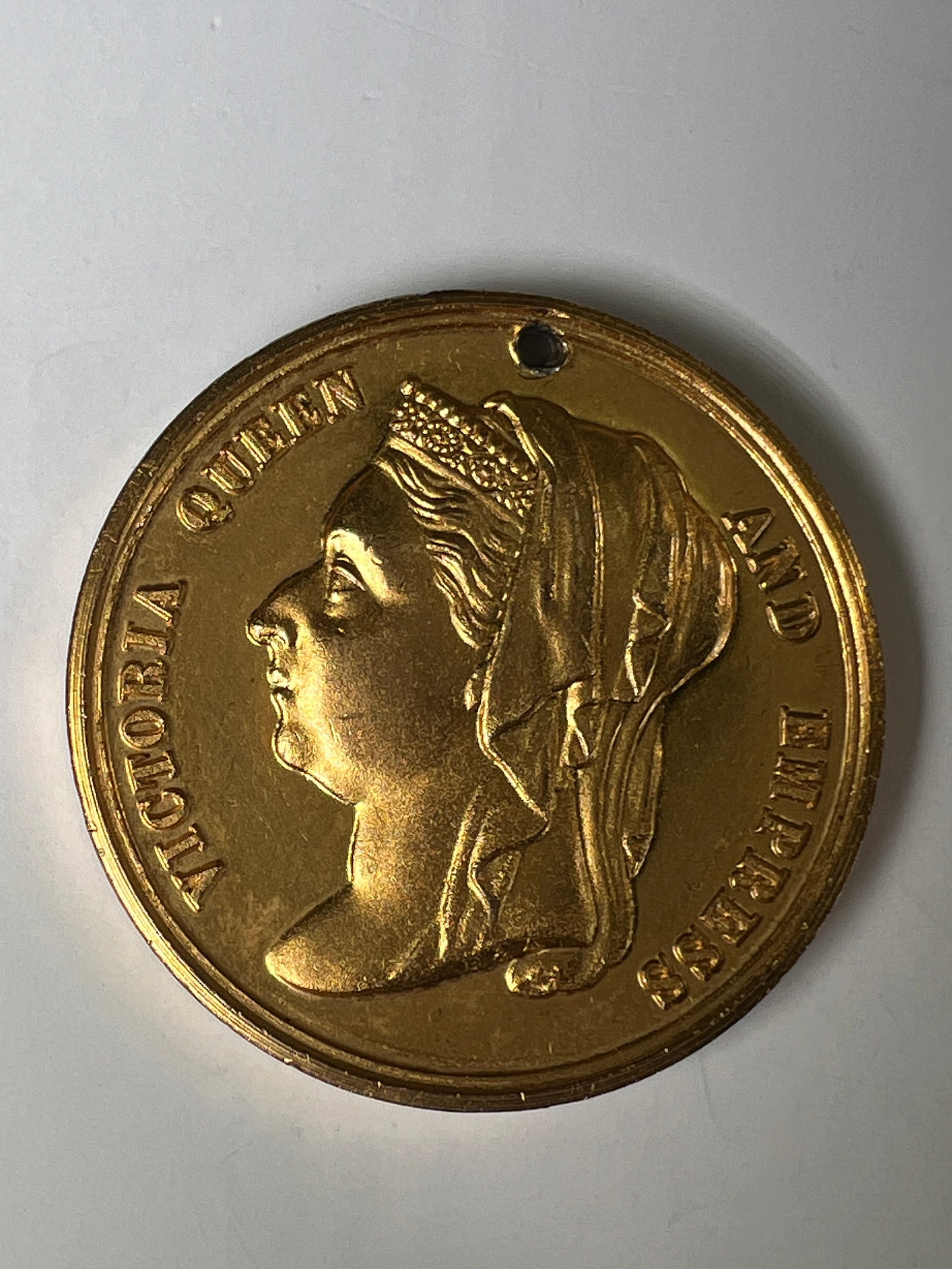 1887 Queen Victoria Golden Jubilee Medal: Item(s) as titled. Ungraded; condition varies. See images.