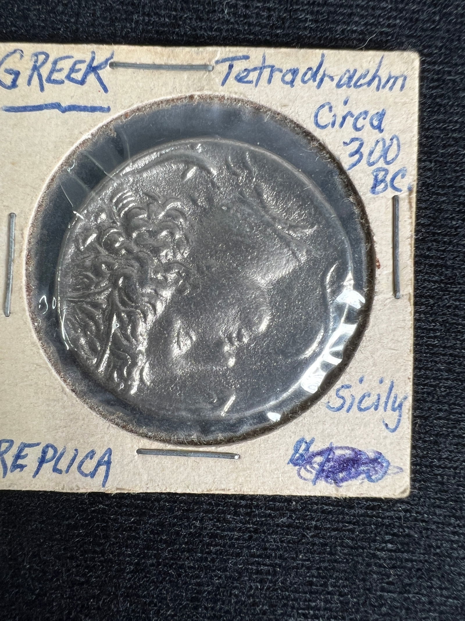 Greek Tetradrachm Replica, Circa 300 BC, Sicily (1 of 2)
