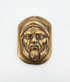 Joseff Hollywood Figural Brass Brooch