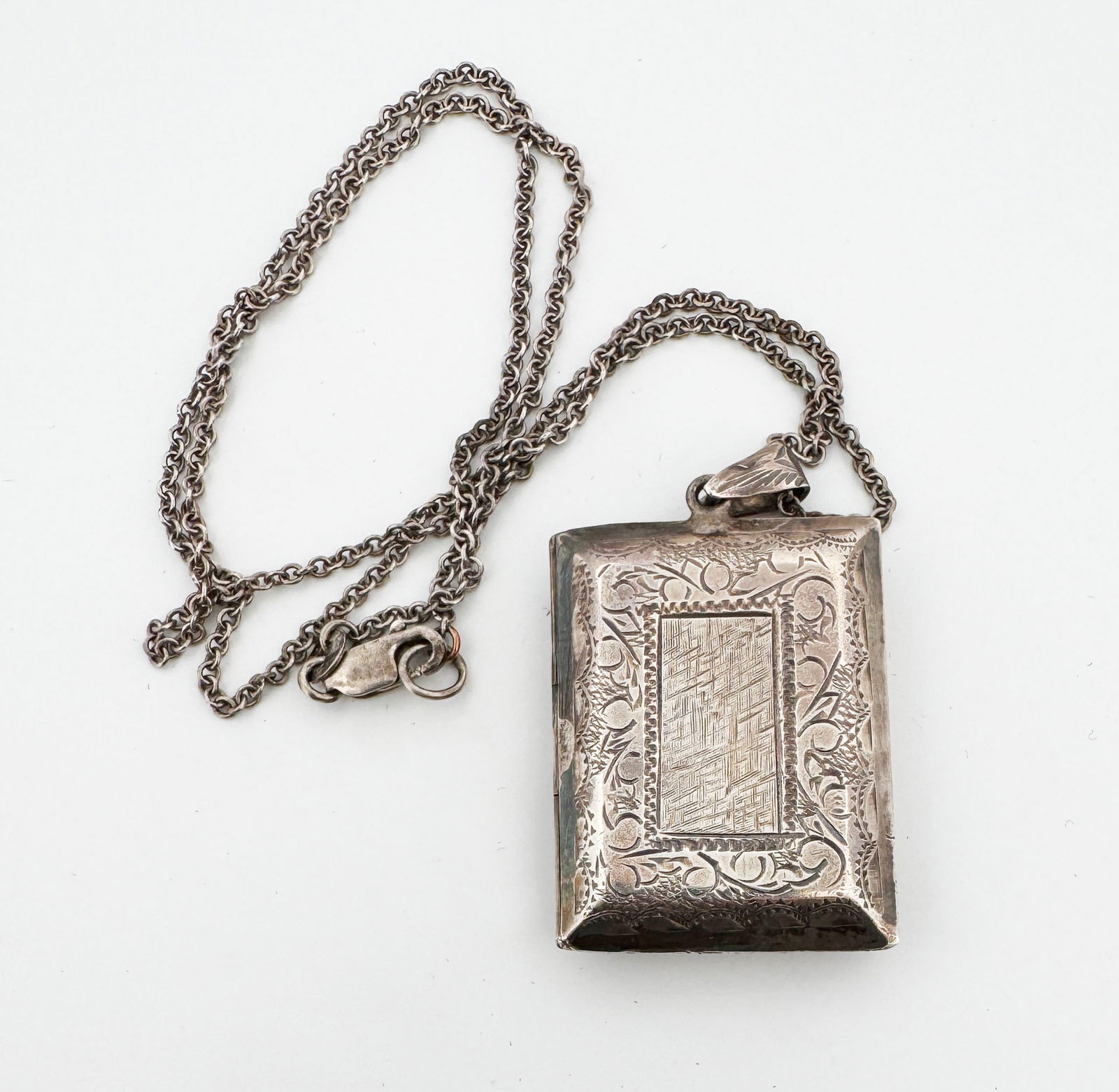 Engraved Sterling Locket - 3