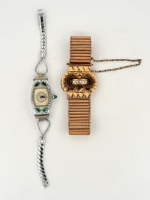 Vintage Bulova Watch and Victorian Bracelet