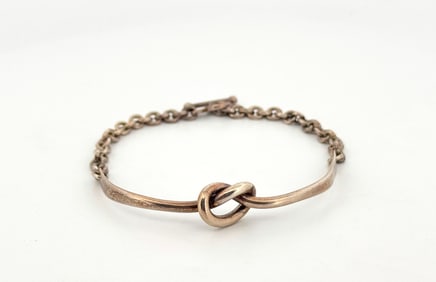 Georg Jensen Sterling Silver Knot Bracelet