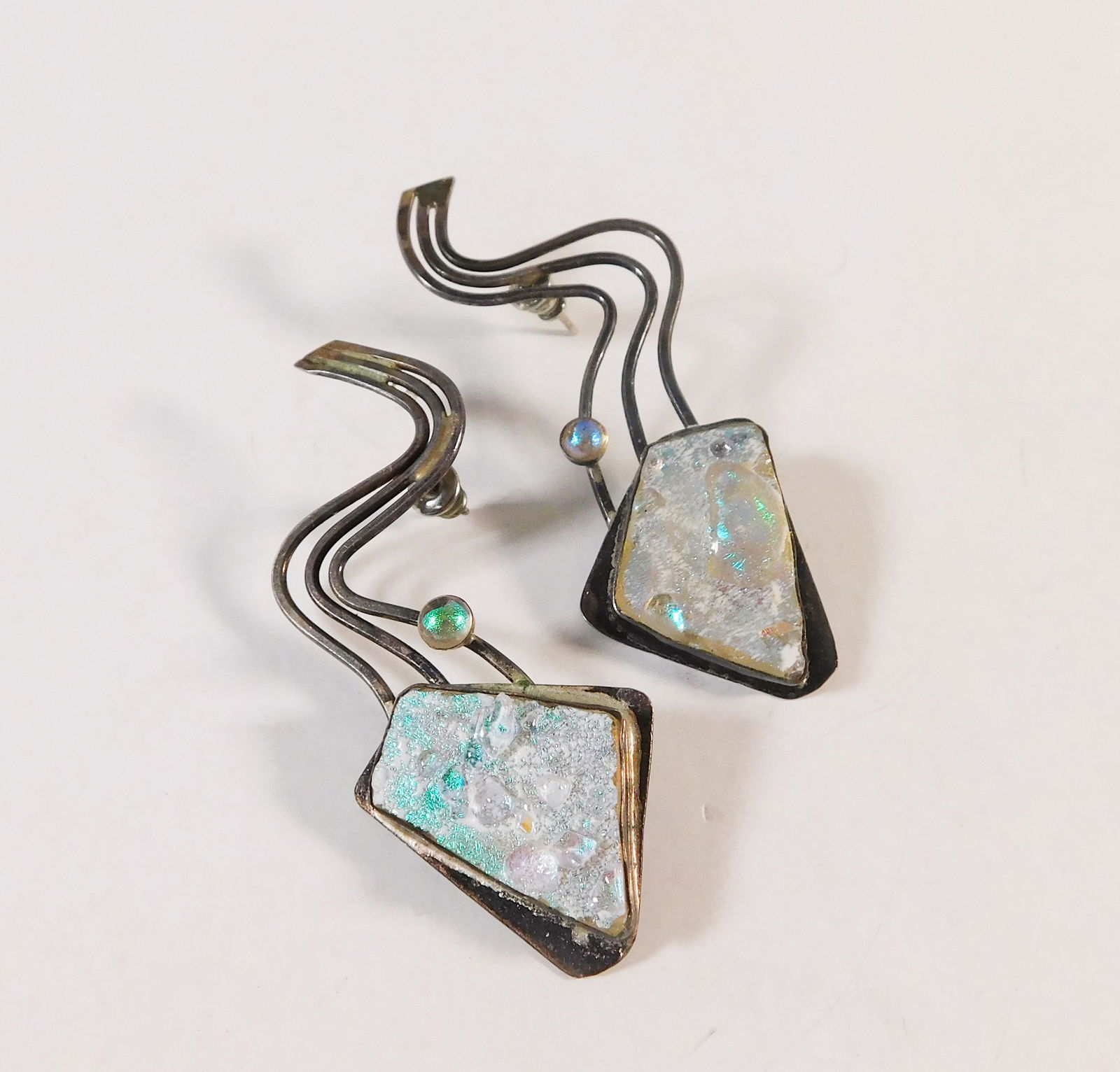 Sterling Silver & Stone Earrings (1 of 4)