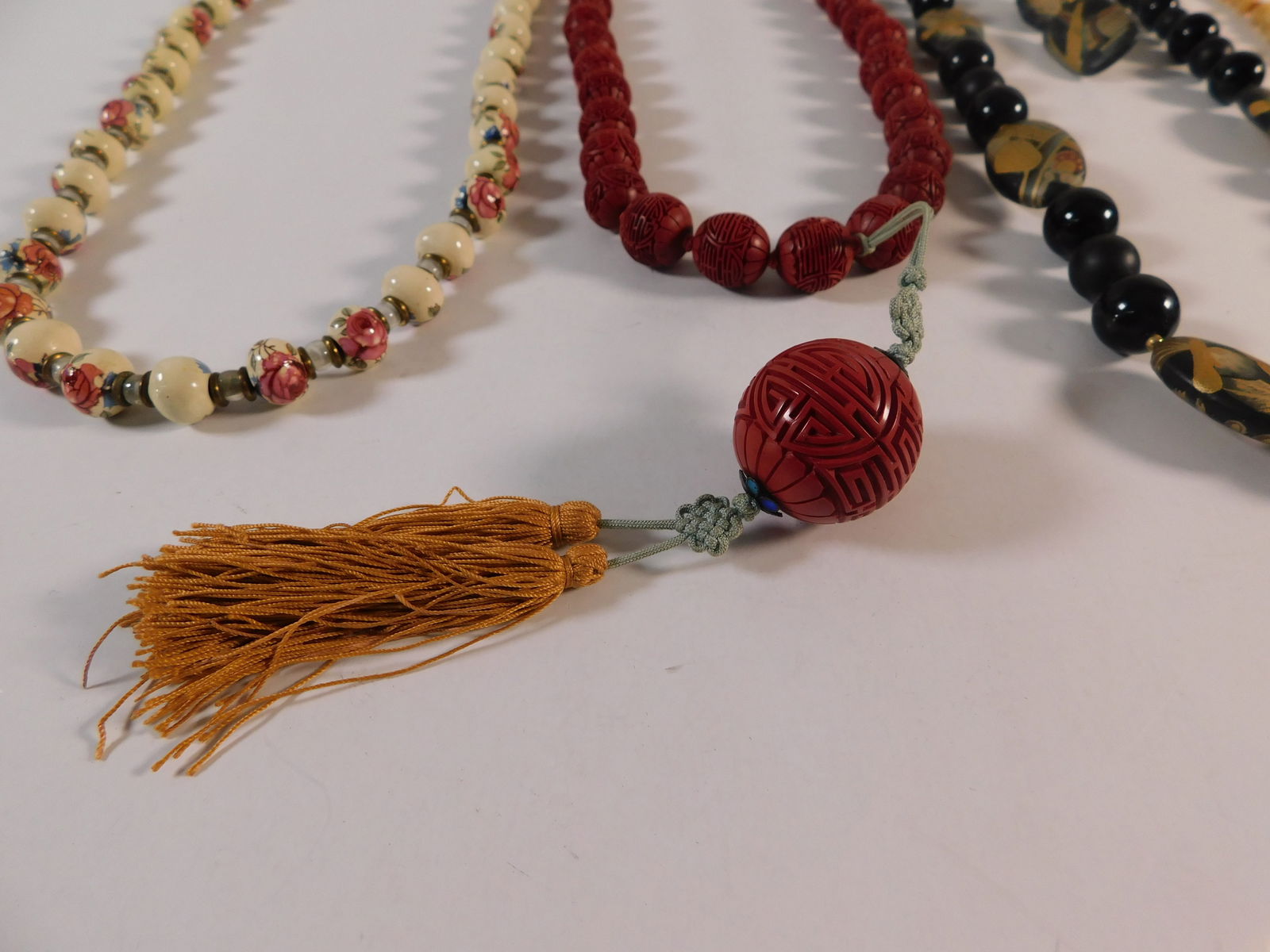 Four Beaded Necklaces & Earrings - 2