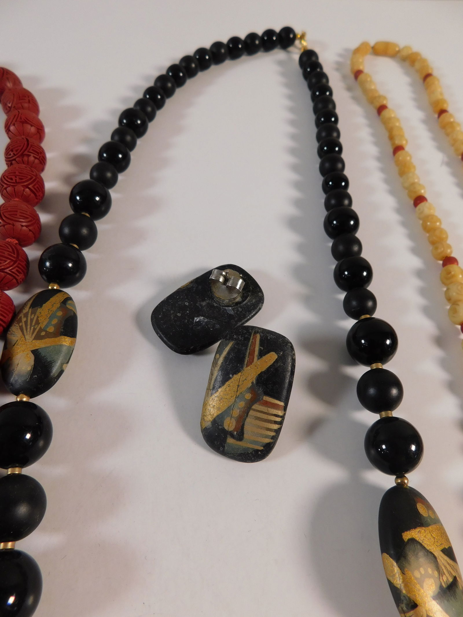 Four Beaded Necklaces & Earrings - 6