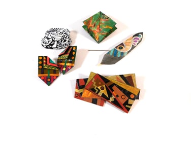 Collection of Five Vintage Brooches