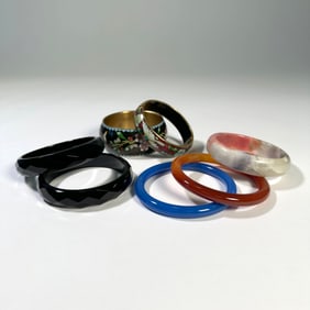 Group of Seven Assorted Bangles