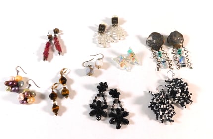 Nine Pairs of Earrings