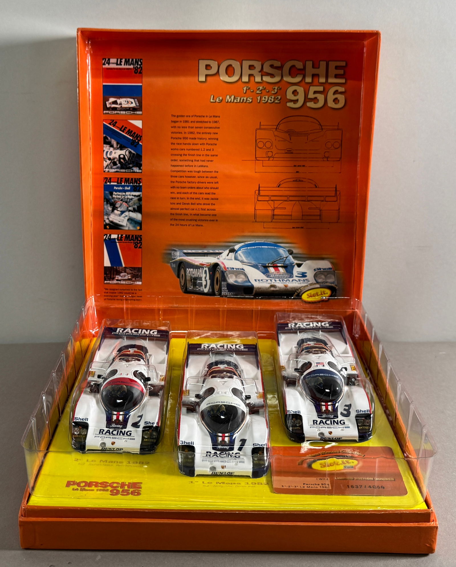 Slot.it Racing Porsche 956 Le Mans 1982 Slot Car Set (1 of 7)