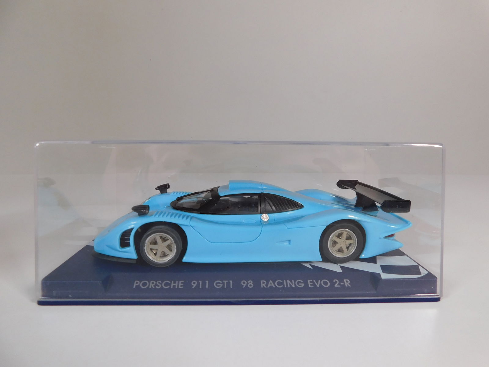 Fly Racing Porsche 911 GT1 '98 Racing EVO 2-R: Fly Racing Porsche 911 GT1 '98 Racing EVO 2-R 1/32 Slot Car. Reference #07005, with original case. Weight: 7.3 oz.