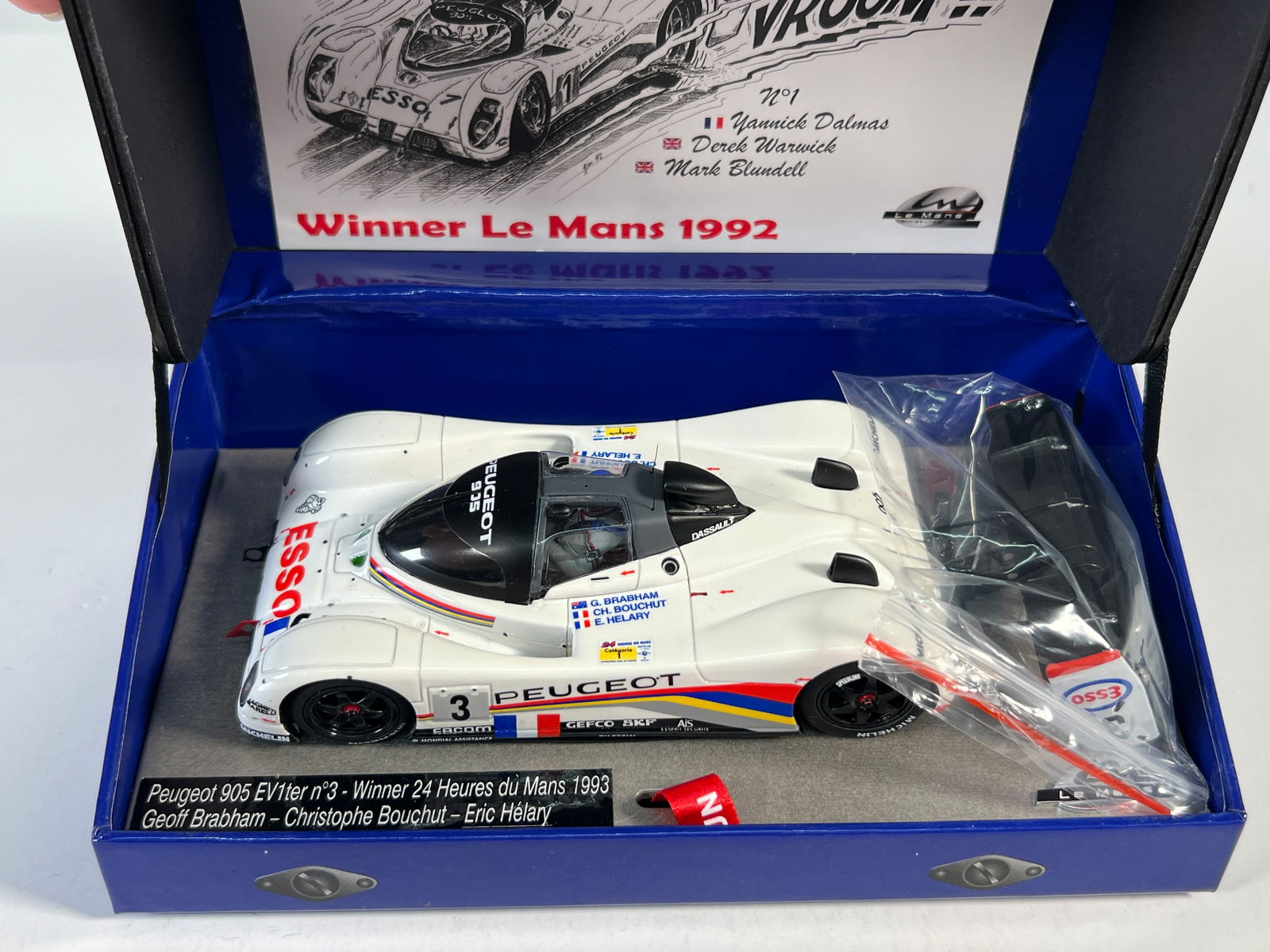 Le Mans Miniatures Peugeot 905 EV1ter #3 - Winner 1993 (1 of 5)