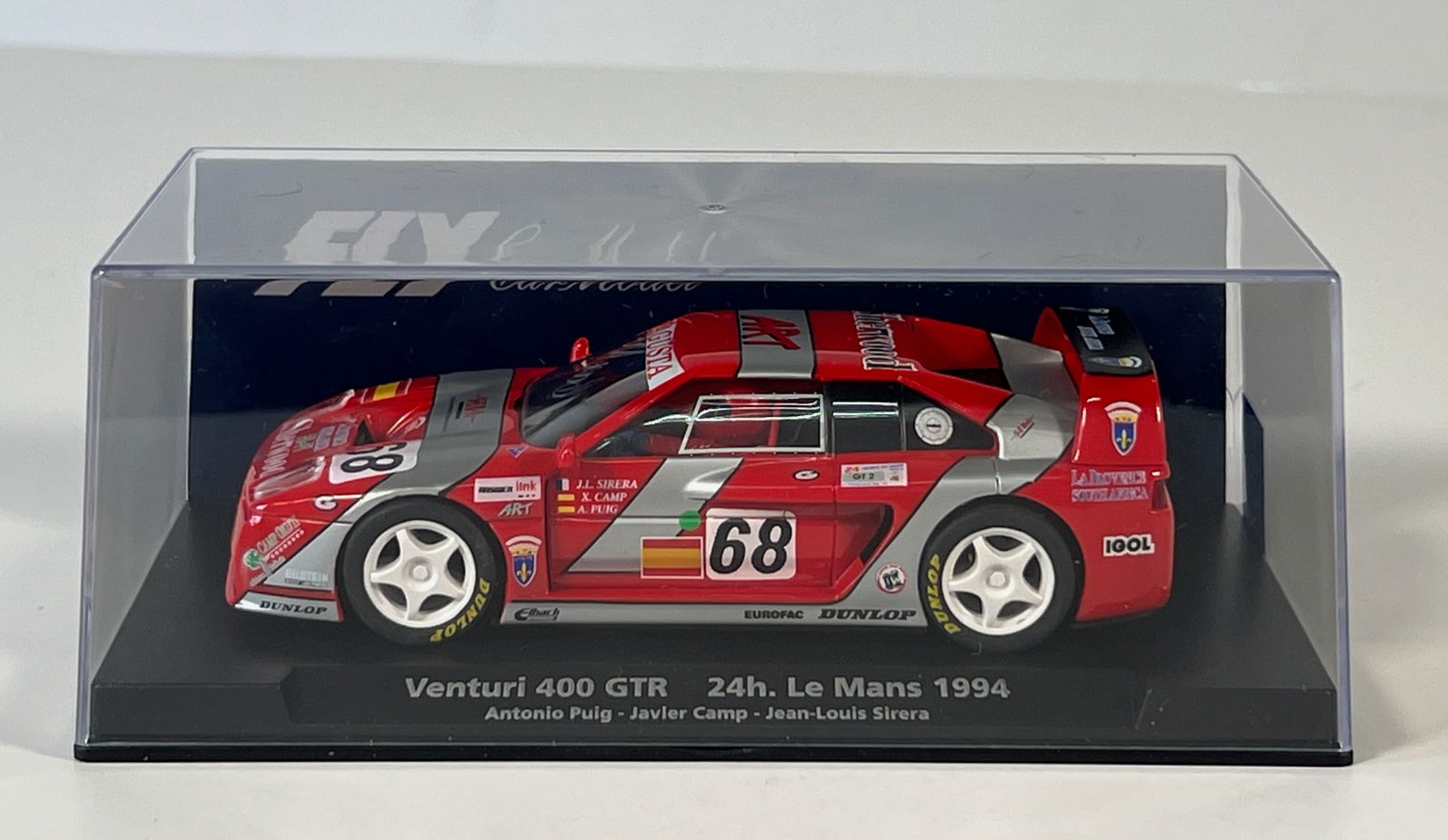 Fly Car Model Venturi 400 GTR 24h Le Mans 1994 #68 (1 of 5)