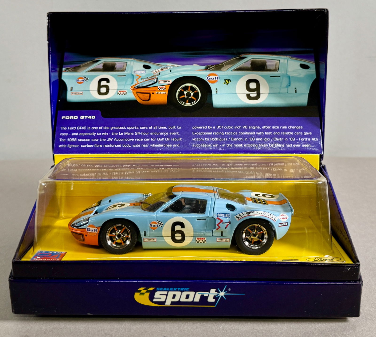 Scalextric Sport Ford GT40 1969 #6 (1 of 6)
