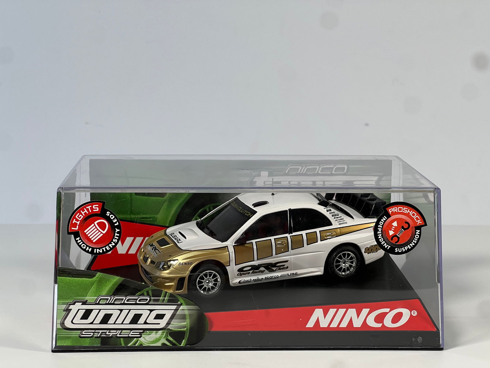 Ninco Subaru '06 Tuning' ORC: NINCO Subaru '06 Tuning' ORC 1/32 Slot Car. Reference #50388, with original case. Weight: 10 oz.