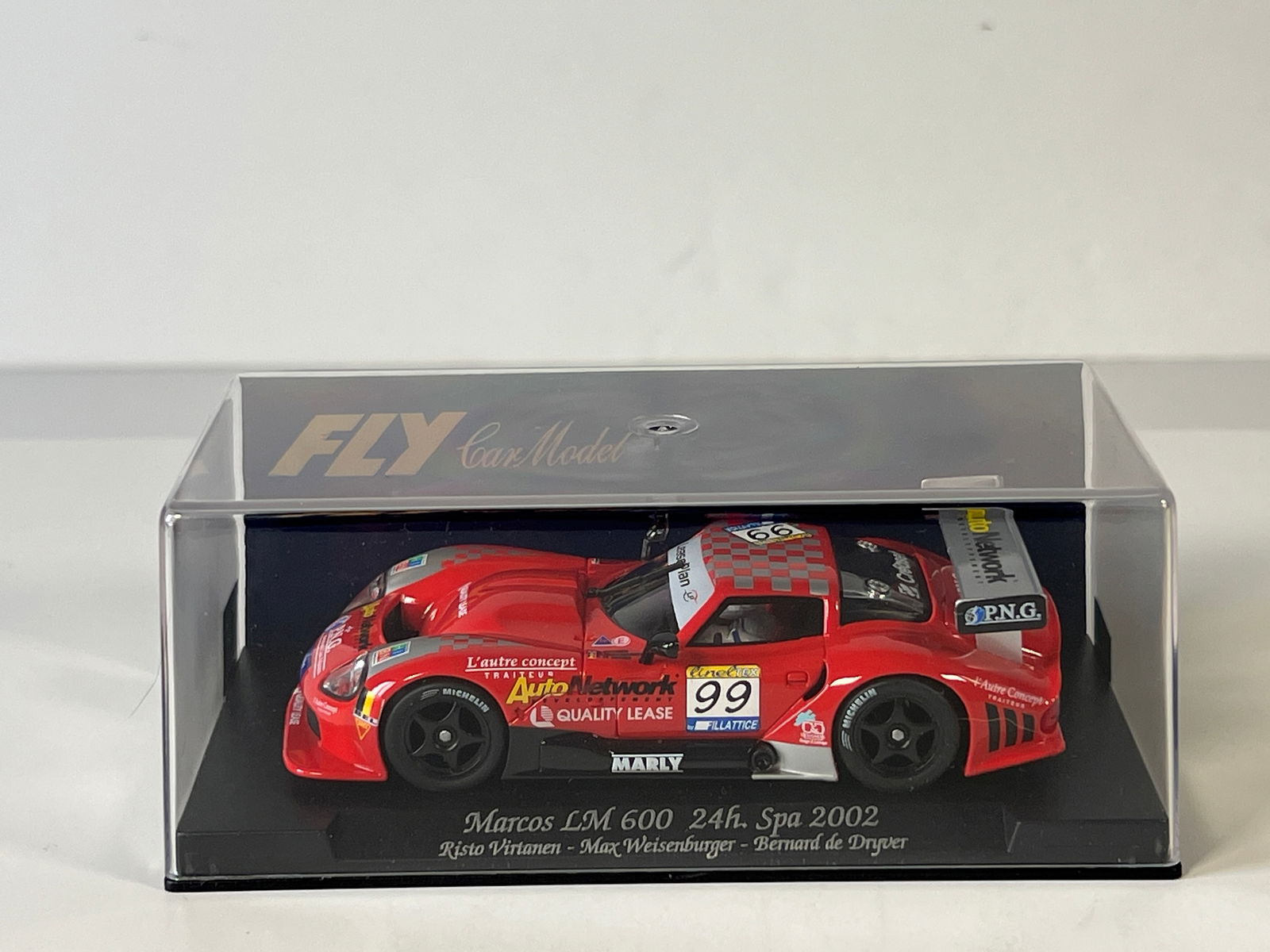 Fly Car Model Marcos LM 600 24h Spa 2002 #99 (1 of 5)