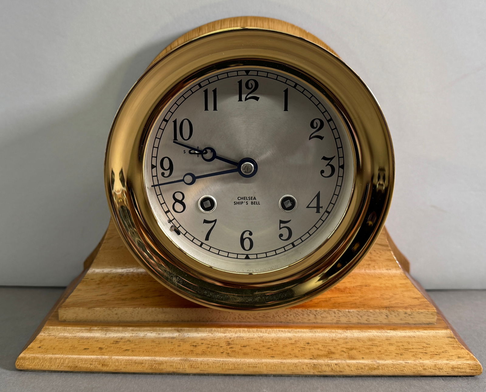 Chelsea Ship's Bell Mantle Clock (1 of 4)
