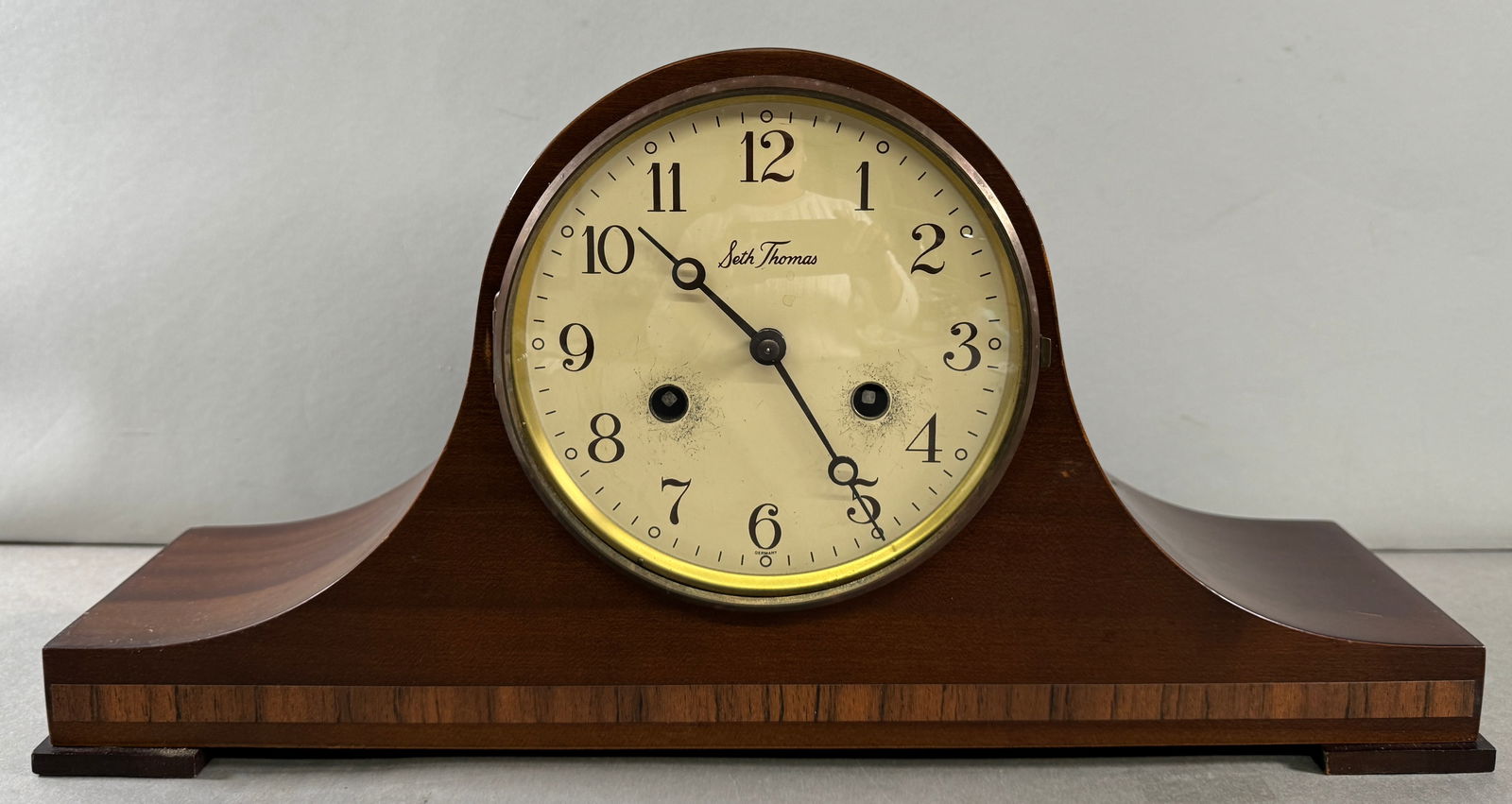 Seth Thomas Wood Mantle Clock (A208-005), Serial 7406 (1 of 5)