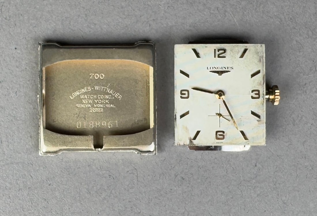 Longines-Wittnauer 10K Gold Filled Rectangular Wristwatch - 2