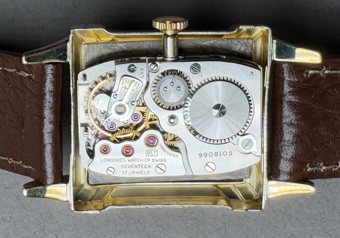 Longines-Wittnauer 10K Gold Filled Rectangular Wristwatch - 3