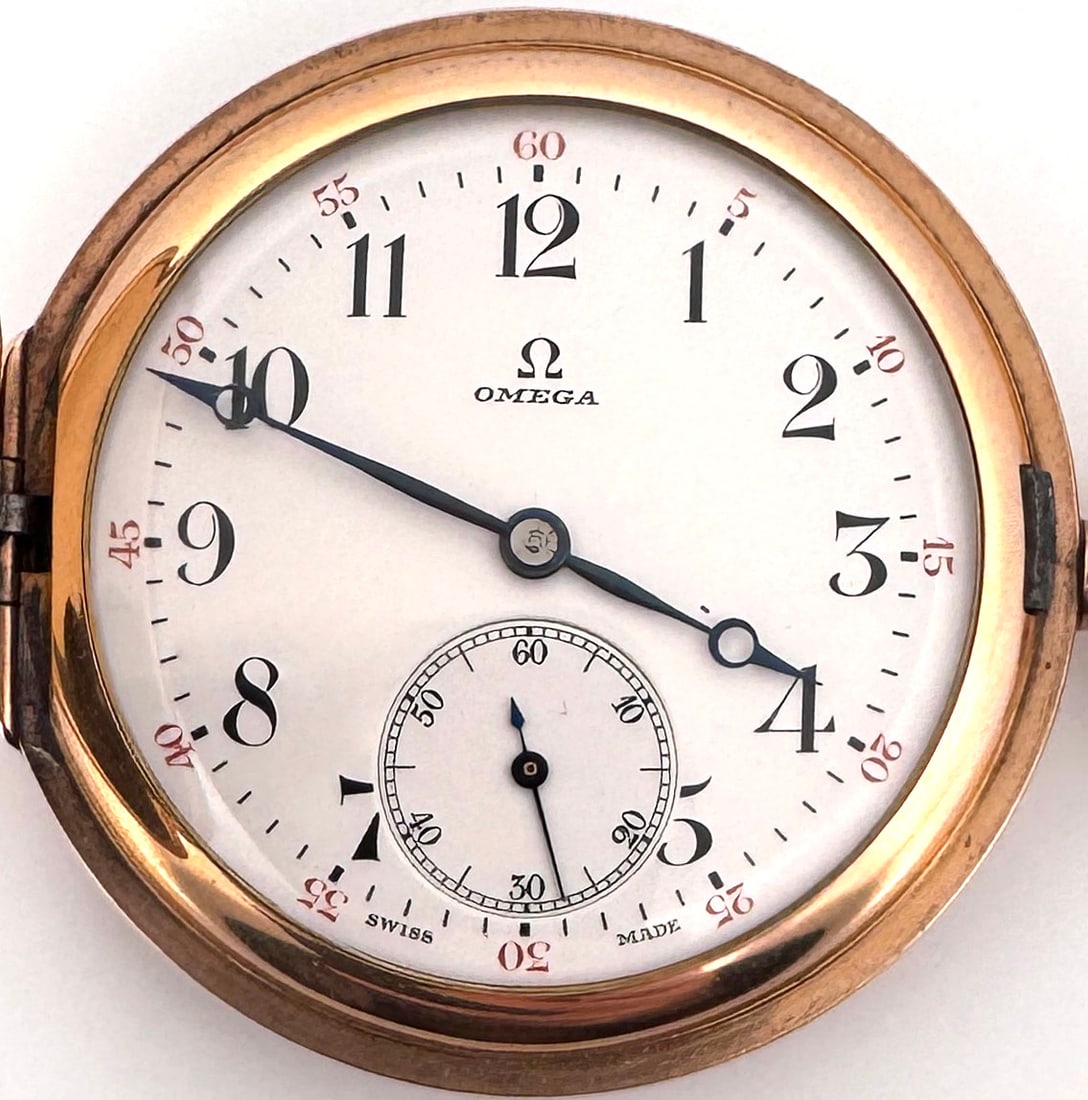 Omega Gold-Filled Pocket Watch, 7j Serial #4550288 Circa 1915 (1 of 7)