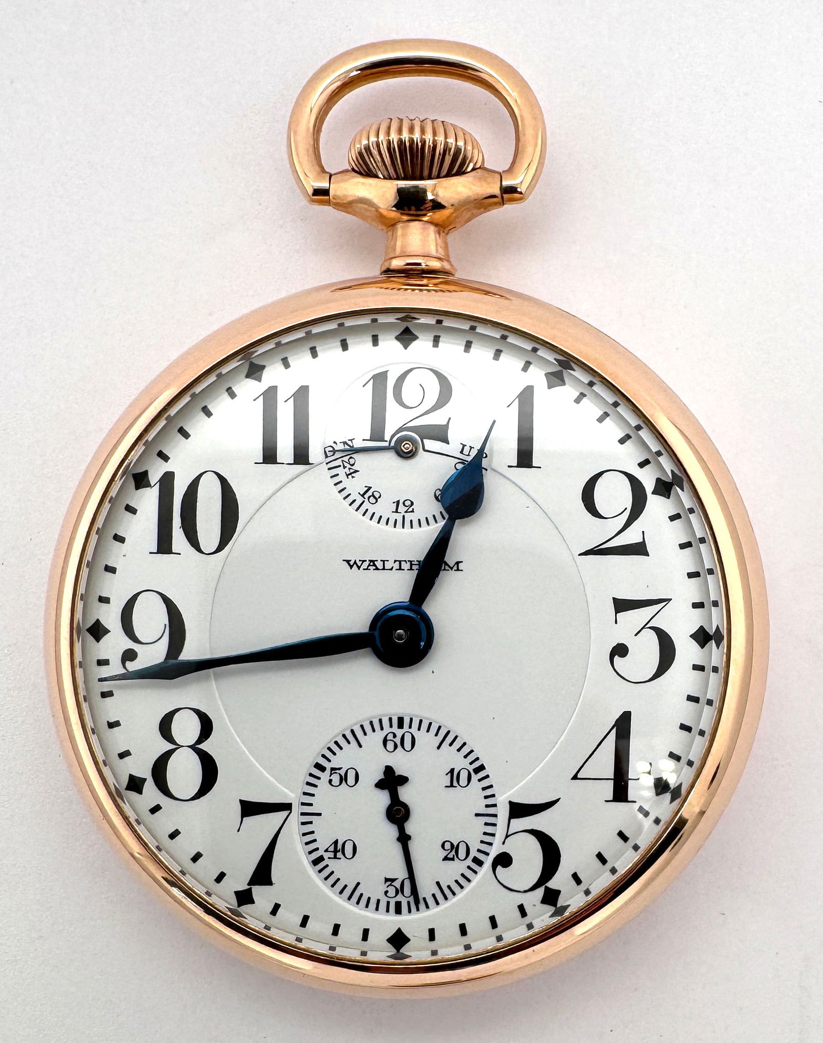 Waltham Grade 1235, Size 12s, 17j Pocket Watch, Serial #20142452 (1 of 4)