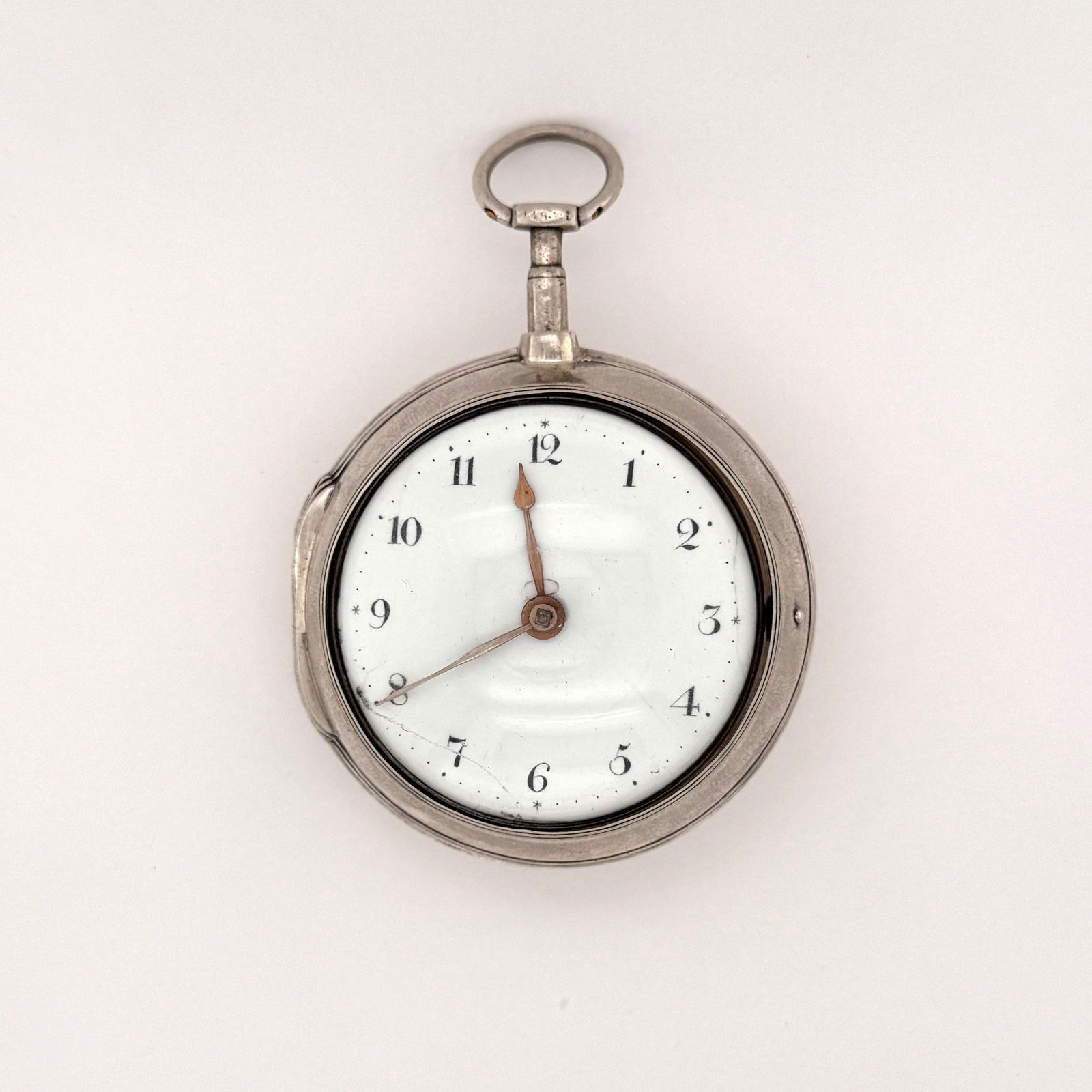 J. Johnstone Liverpool Verge Fusee Silver Pocket Watch #3561 (1 of 5)