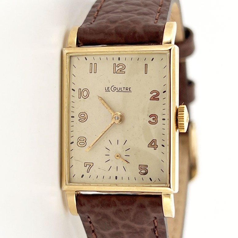 LeCoultre 10K Gold Filled Rectangular Wristwatch - 2