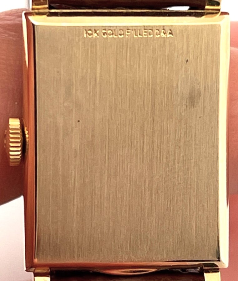 LeCoultre 10K Gold Filled Rectangular Wristwatch - 3