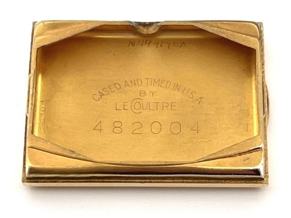 LeCoultre 10K Gold Filled Rectangular Wristwatch - 4