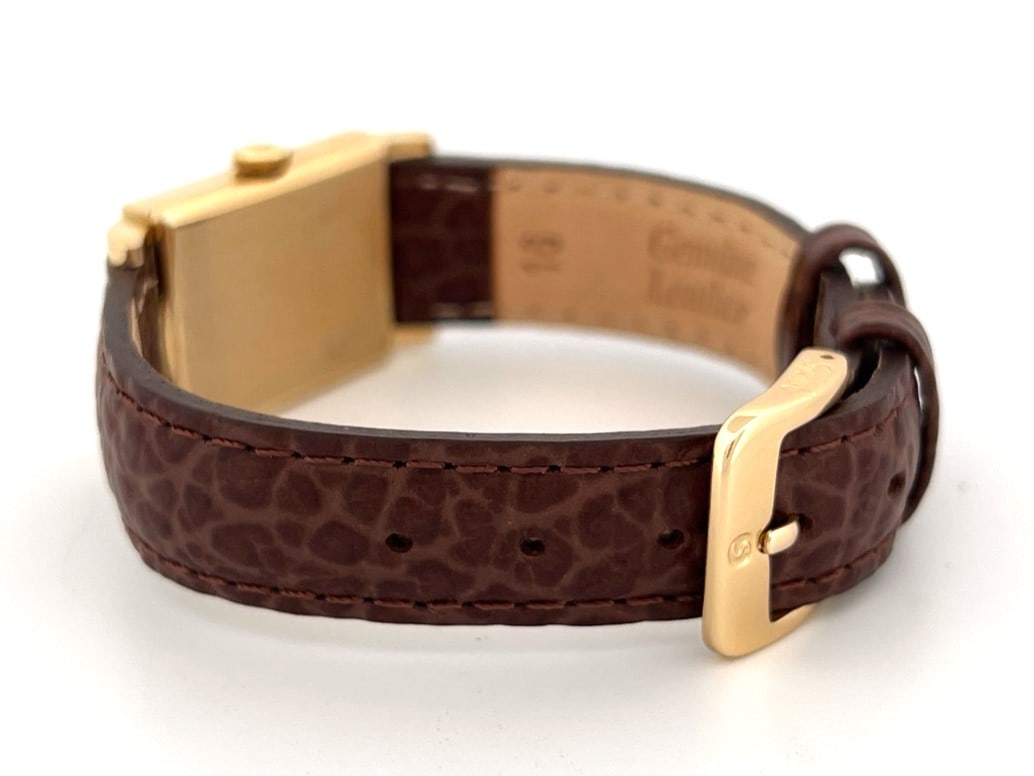 LeCoultre 10K Gold Filled Rectangular Wristwatch - 6