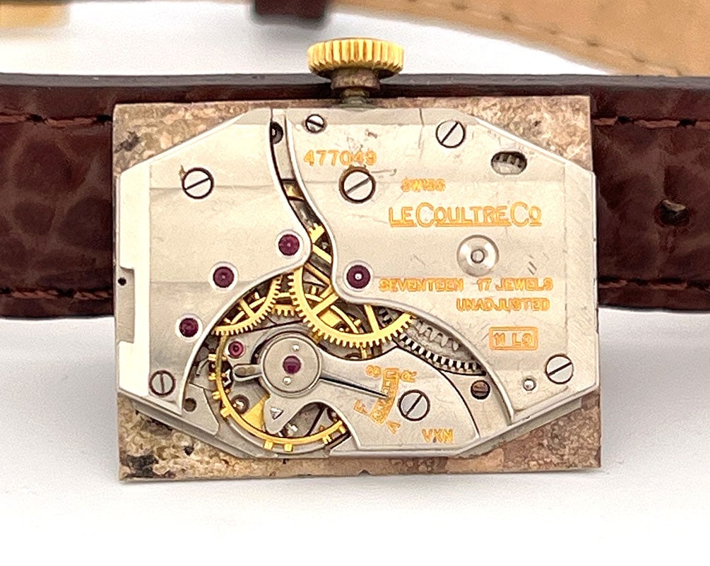 LeCoultre 10K Gold Filled Rectangular Wristwatch - 8